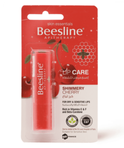 Beesline, Lip Balm, Shimmery Cherry - 4 Gm