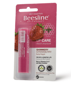 Beesline, Lip Balm, Shimmery Strawberry - 4 Gm