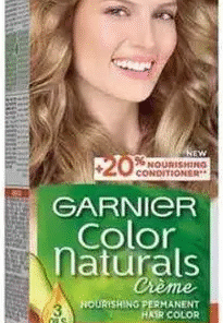 غارنيه صبغة كريم دائمة ومغذية للشعر كولور ناتشرلز  - 8 اشقر فاتح