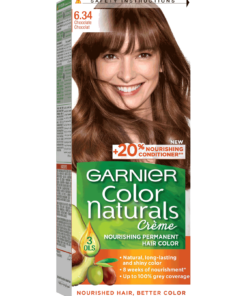 Garnier Color Naturals Crème Nourishing Permanent Hair Color - 6.34 Chocolate Brown