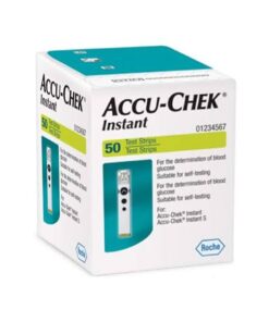 Accu Chek | Instant Test Strips | 50 Strips Pack