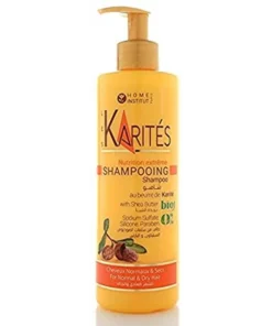 Karites shampoo to cleanse normal and dry hair with shea butter | 400 ml