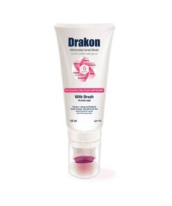 Drakon Face Whitening Wash For Senstive 175Ml + Brush