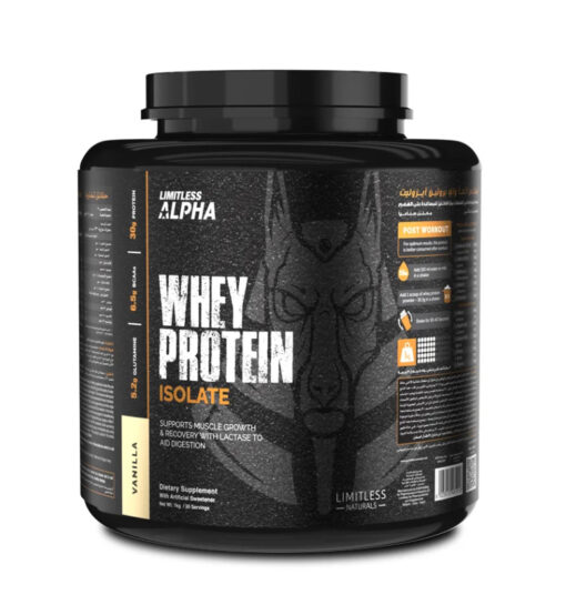 Limitless whey protein isolate vanilla