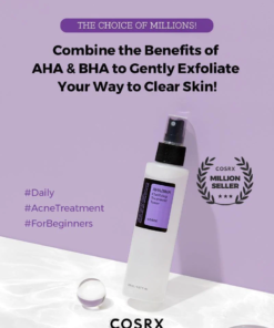 The formulation of AHA+BHA+Purifying Botanical ingredients help to improve skin texture, increase vitality, and control pores. Eliminate impurities, exfoliate, and hydrate all in one step