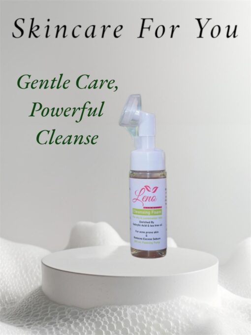 Leno Foaming Cleanser – Oily & Acne-Prone Skin – 200ml