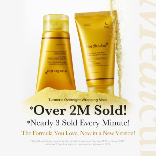 Medicube Kojic Acid Turmeric Overnight Wrapping Mask - 75 ml